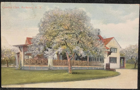 Country Club, Rochester, New York - Printed in Great Britain - Vintage 1911 Postcard