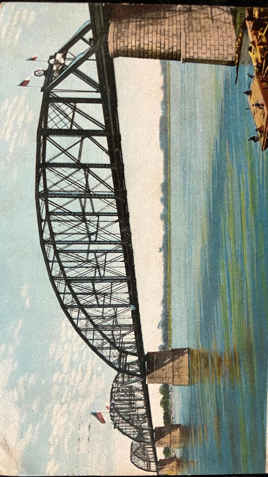 Merchants Bridge, St. Louis, Missouri - Vintage Bridge Postcard