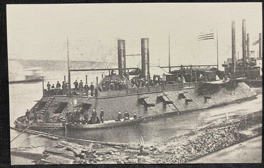U.S.S. Cairo - Photo: Library of Congress - Vintage Military Postcard