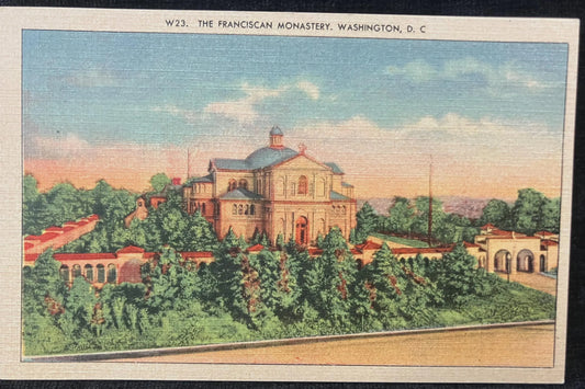 The Franciscan Monastery, Washington D. C., Maryland - Vintage Monastery Postcard