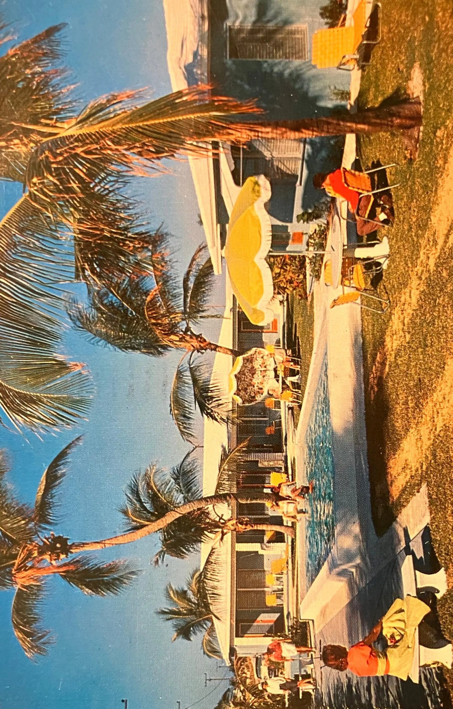 South Winds Apartments in Palm Beach Shores, Florida - Ektachrome: Gottschalk - Vintage City Living Postcard