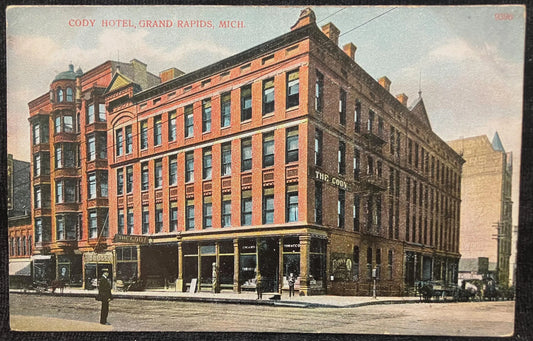 Cody Hotel, Grand Rapids, Michigan - Vintage Hotel Postcard