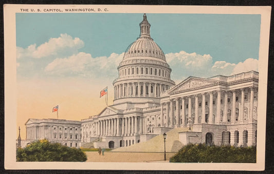 The U.S. Capitol, Washington, D. C., Maryland - Vintage Postcard