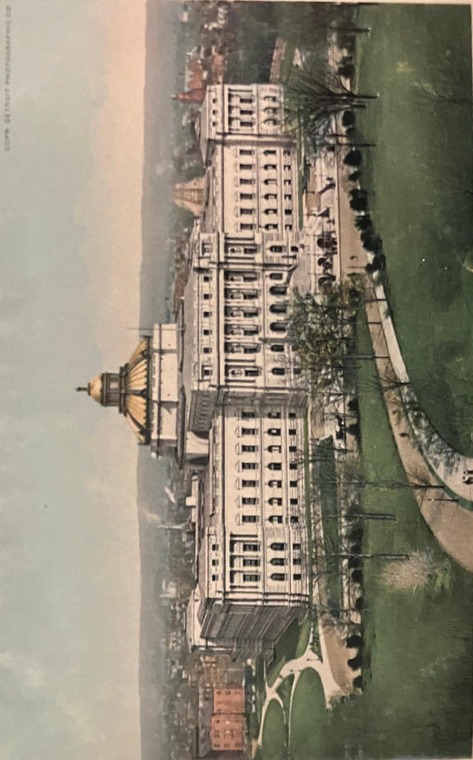 Library of Congress, Washington, D. C., Maryland - Copr. Detroit Photographic Co. - Vintage Postcard