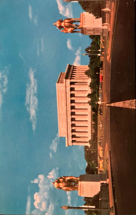 The Lincoln Memorial in Washington D. C., Maryland - Vintage Postcard