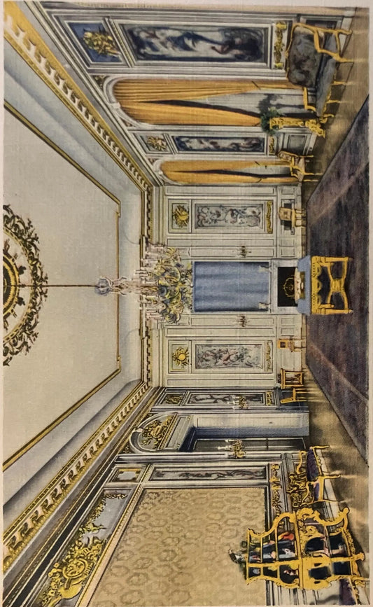 Drawing Room - International Eastern Temple - Washington D. C. -  Vintage Postcard