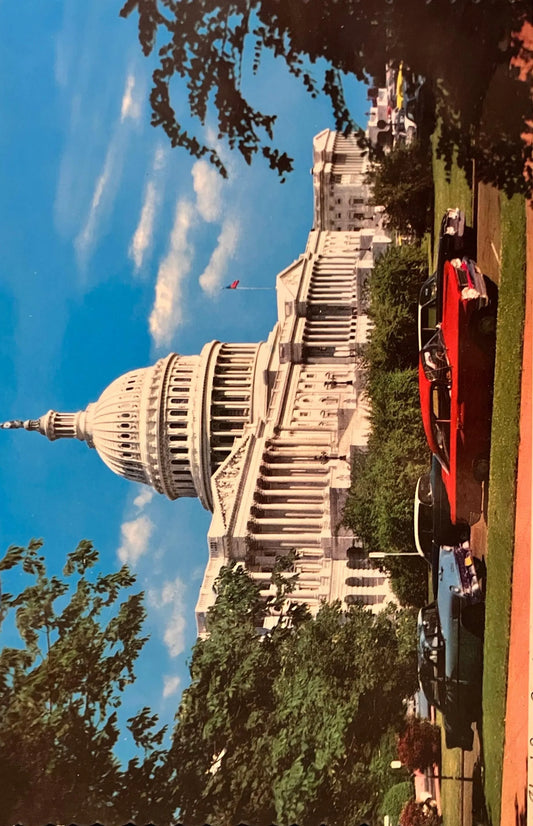 United States Capitol - Washington D. C. - Photo: F. Hublitz - Vintage Postcard