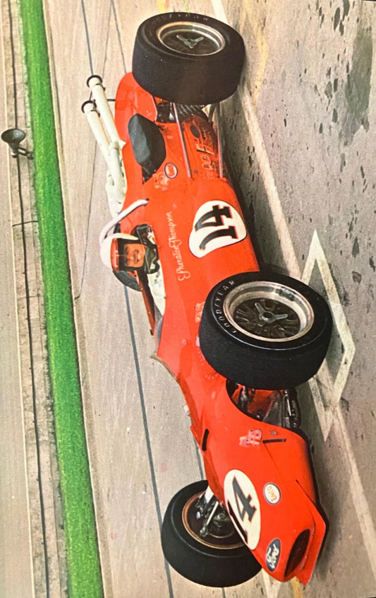 A. J. FOYT in the Sheraton-Thompson Special - Indiana - Vintage Race Car Postcard