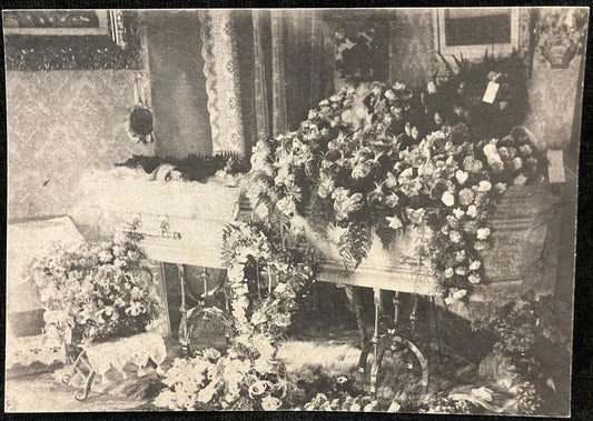 Woman’s Open Casket - Vintage Photo