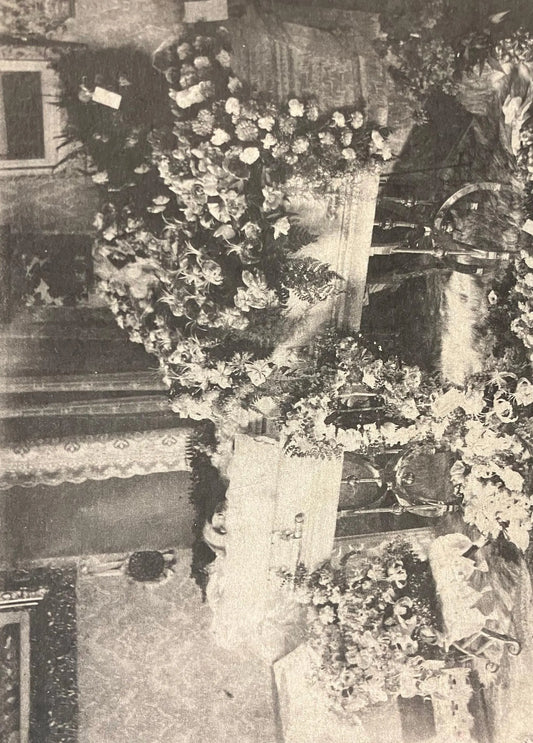 Woman’s Open Casket - Vintage Photo