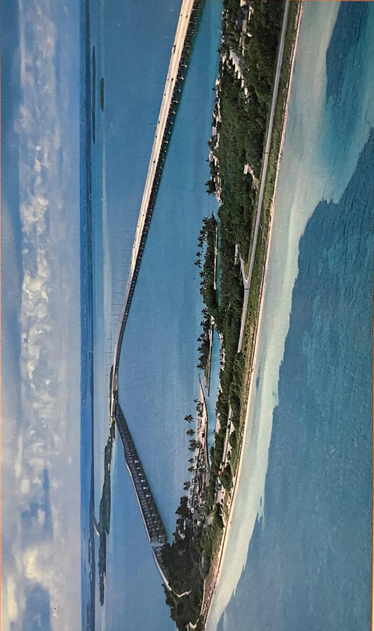 Florida Keys - Bahia Honda - Photo: James Blank - Vintage Island Postcard