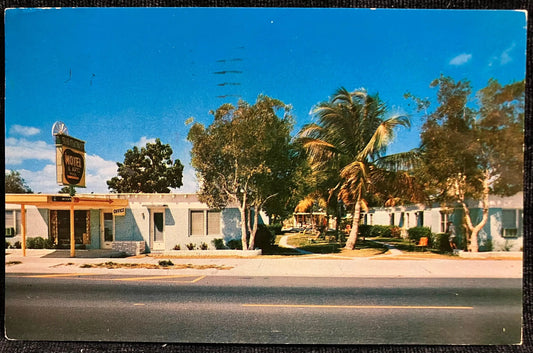 Sun Colonist Motel from Fort Lauderdale, Florida - Vintage Motel Postcard