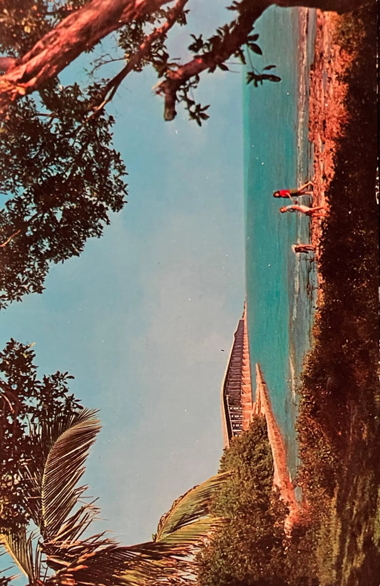 Along the Overseas Highway to Key West, Florida - Florida State News Bureau - Vintage Highway Postcard