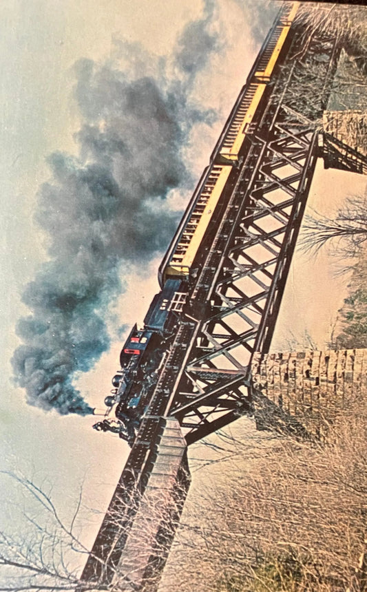 Green Mountain R R 89, Train - Photo: Ron Ziel - Vintage Train Postcard