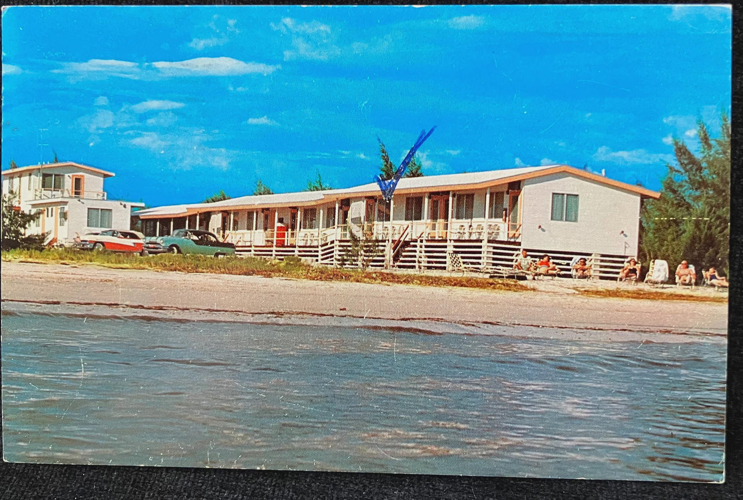 Sand Patch Motel in Fort Myers Beach, Florida - Vintage Motel Postcard
