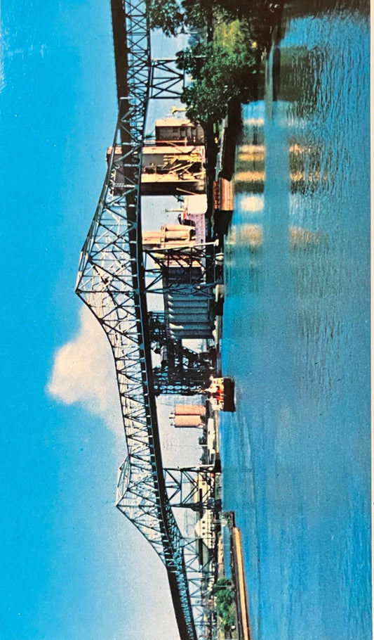 Gateway to Chicago - Chicago, Illinois Highway - Vintage Bridge Postcard