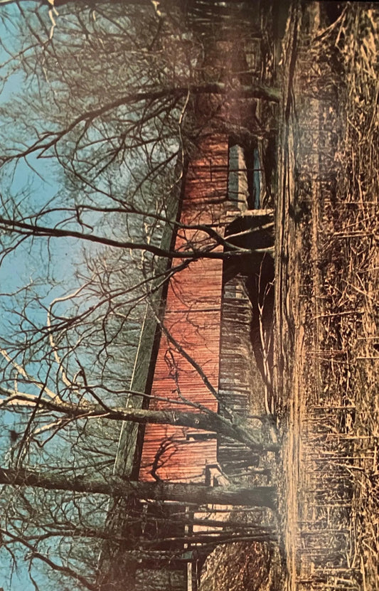 Medora Bridge in Jackson County, Indiana - Photo: Terry Miller - Vintage Covered Bridge Postcard