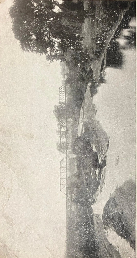 Illinois Central Railroad Bridge, Webster City, Iowa - Vintage Bridge Postcard
