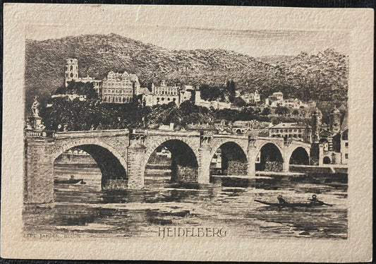 Heidelberg - Vintage Germany Postcard