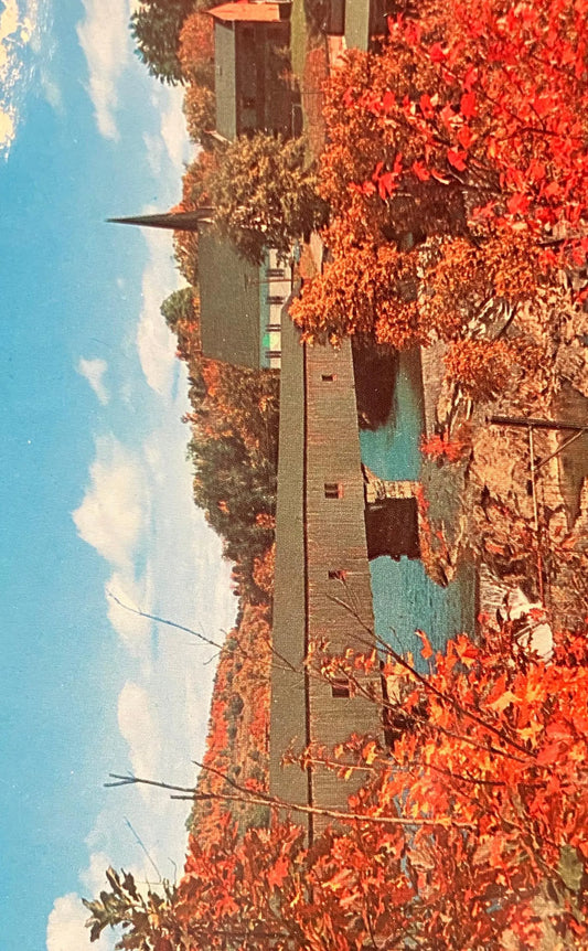 Covered Bridge in Bath, New Hampshire - Photo by Franklin Photo Agency - Vintage Covered Bridge Postcard