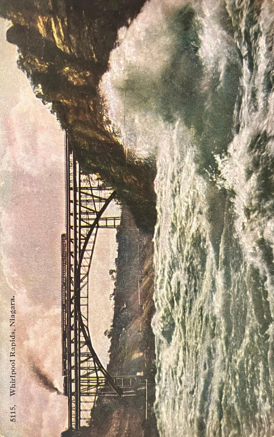 Whirlpool Rapids, Niagara - Vintage Postcard