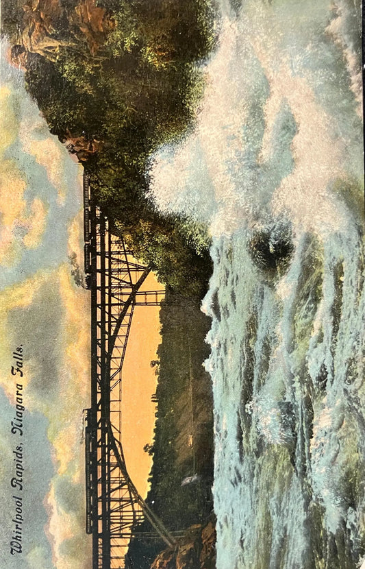 Whirlpool Rapids, Niagara Falls - Vintage Postcard