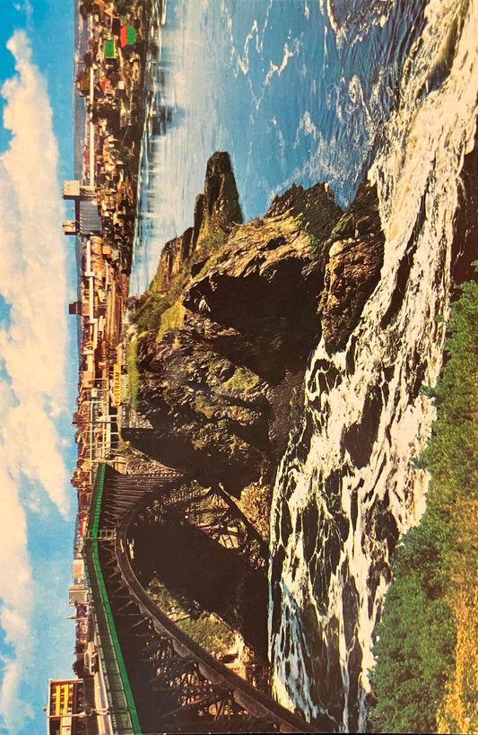 The Reversing Falls Rapids, Saint John, New Brunswick - Photo: E. Otto - Vintage Postcard