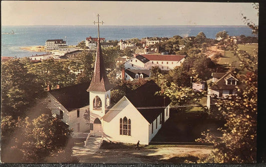 Trinity Episcopal Church - Mackinac Island, Michigan - Photo: Clarice M. Haynes - Vintage Postcard