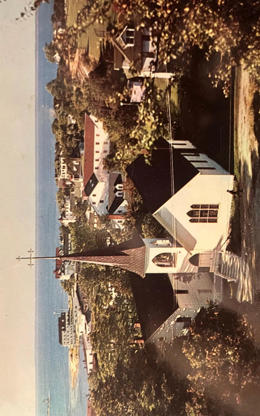 Trinity Episcopal Church - Mackinac Island, Michigan - Photo: Clarice M. Haynes - Vintage Postcard