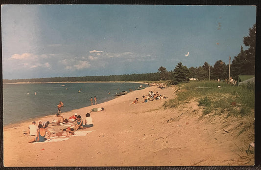 Wilderness State Park Mackinaw City, Michigan - Photo: Lucy Gridley - Vintage Postcard