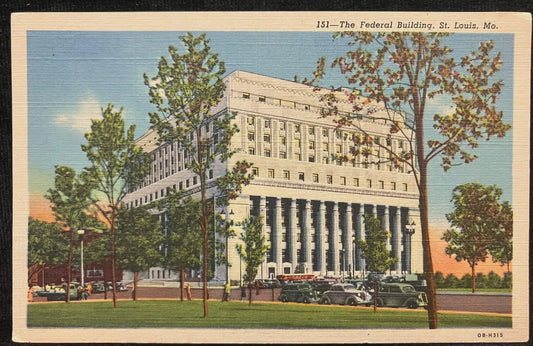 The Federal Building, St. Louis, Missouri - Vintage Postcard