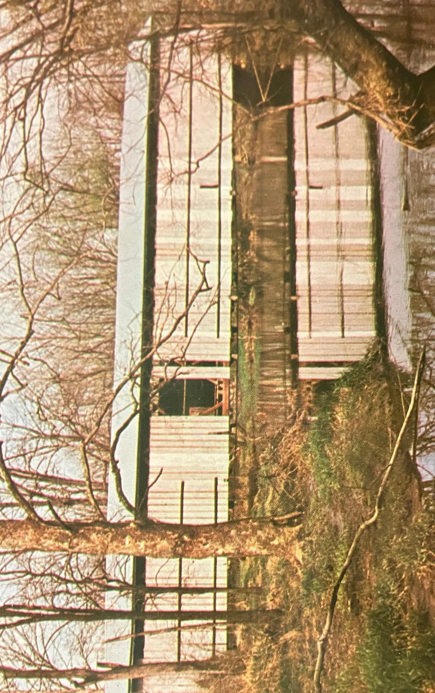 Bloomingrove Bridge, Rome, Ohio - Photo by Clyde Dillon - Vintage Postcard