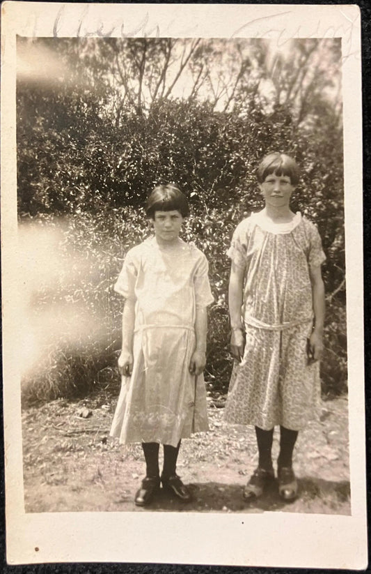 Two Dutch Sisters - Vintage Photo