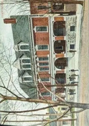 Elk's Home in Lansing, Michigan - Pre-1910 Vintage Postcard