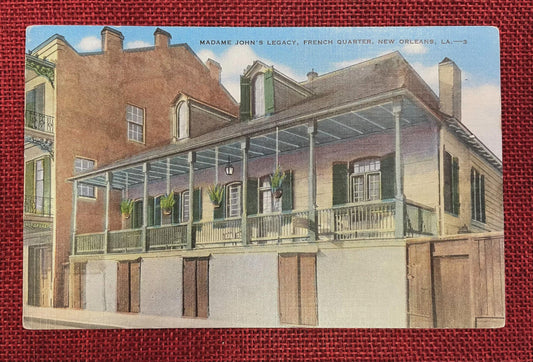 Madame John's Legacy, French Quarter, New Orleans, Louisiana - Vintage Postcard