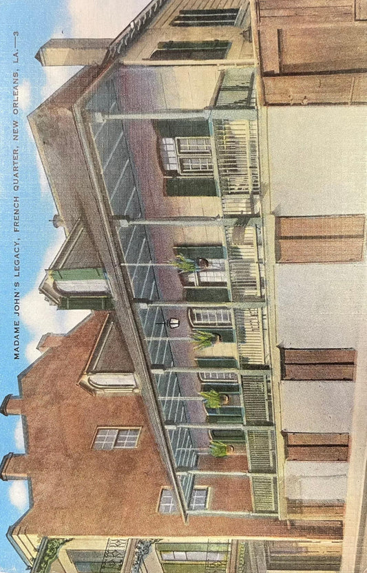 Madame John's Legacy, French Quarter, New Orleans, Louisiana - Vintage Postcard