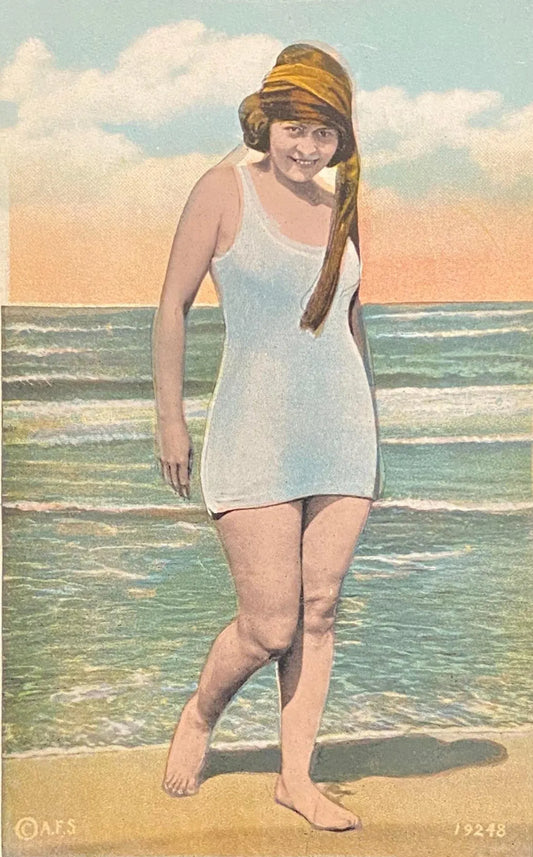 Waiting For You in Miami, Florida - Vintage Postcard