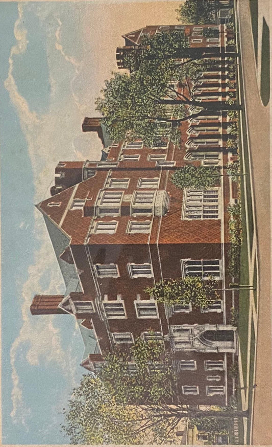 Martha Cook Building, University of Michigan, Ann Arbor, Michigan - 1920s Vintage Postcard