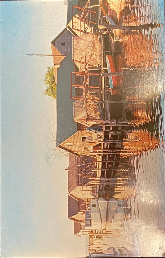 Fishtown, Leland, Michigan - 1957 Vintage Postcard