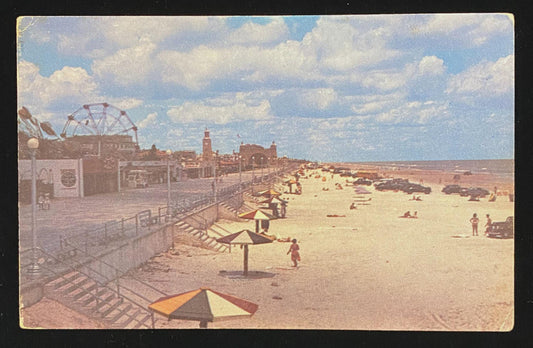 World Famous Daytona Beach, Daytona Beach, Florida - Vintage Postcard