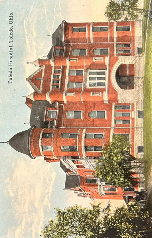 Toledo Hospital, Toledo, Ohio - Vintage Postcard