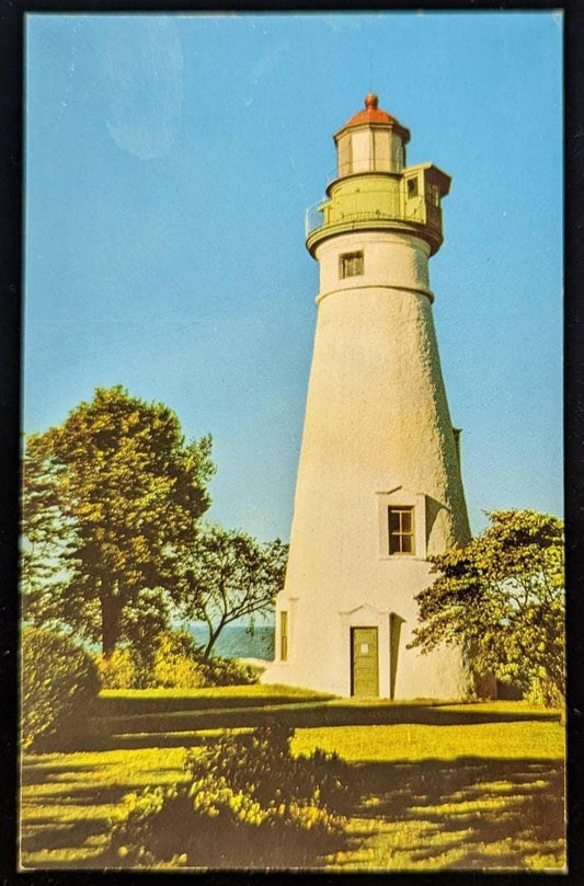 Marblehead Lighthouse, Marblehead, Ohio - Vintage Postcard