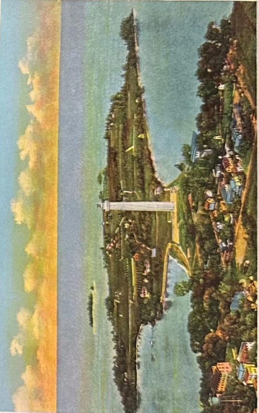 Bird's Eye View of Put-In-Bay, Ohio, Looking East - Vintage Postcard
