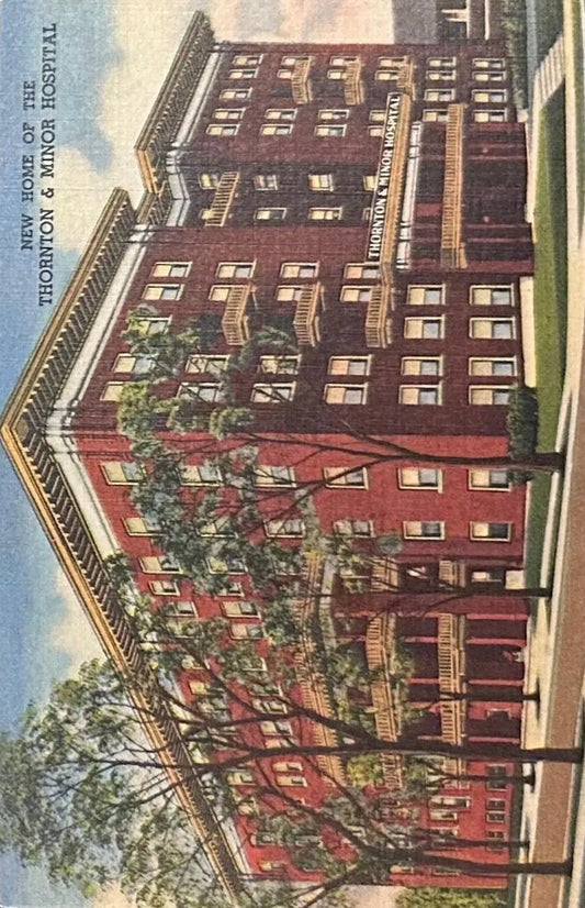 Thornton & Minor New Hospital Home, Kansas City, Missouri - Vintage Postcard