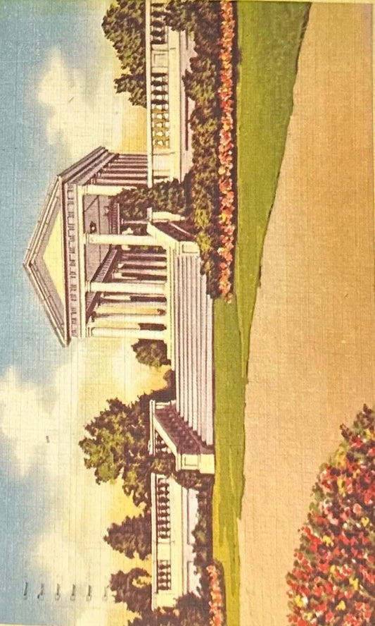 The Dudley Memorial at College Hill Park, Poughkeepsie, New York - Vintage Postcard