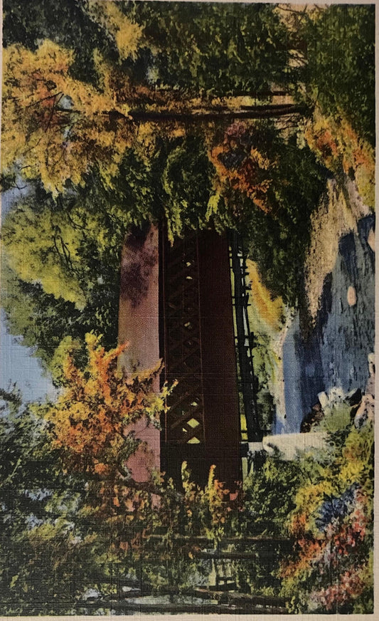 Covered Bridge, West Brattleboro, Vermont - Vintage Postcard