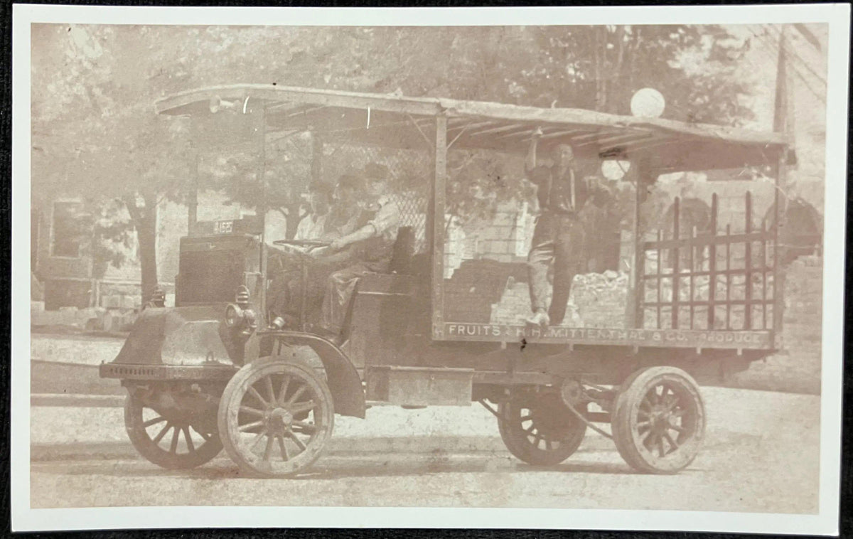 PR? - RPPC - Fruits H. H. Mittenhall & Co. Produce  - Michigan postcard