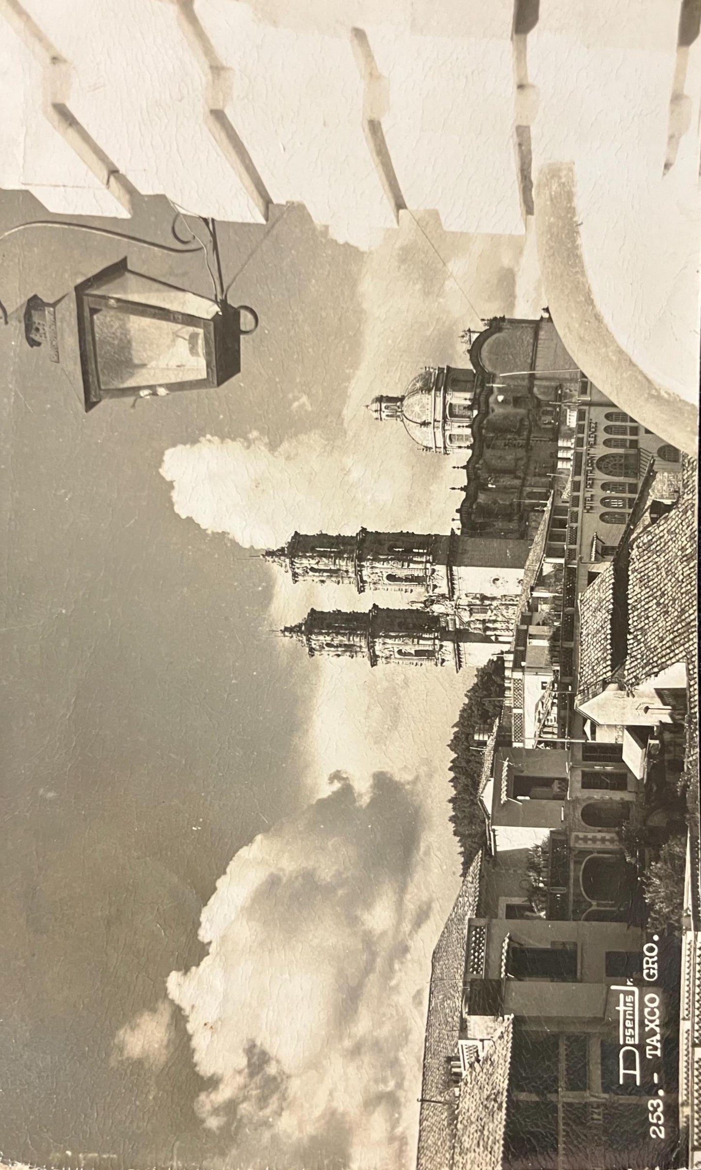 RPPC - Desentis Jr. Taxco Gro. - Mexican stamps - Vintage Mexico Postcard