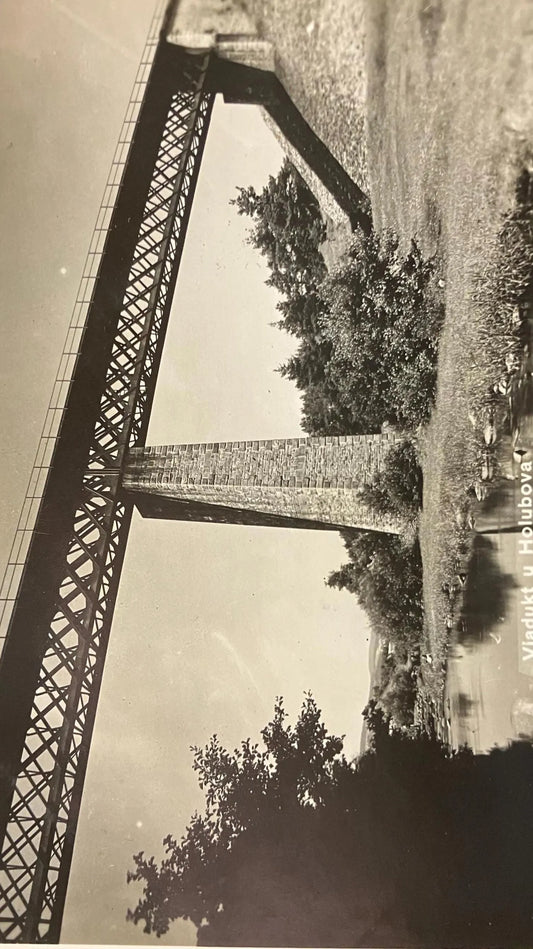 RPPC - Viadukt u Holubova - Czechia - Vintage International Postcard