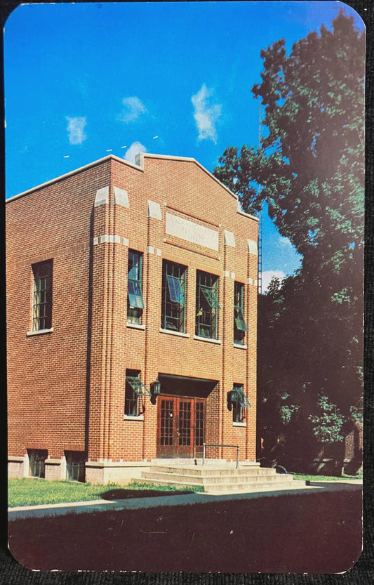 The Mechanical Arts Building - Tri-State College in Angola, Indiana - Ektachrome by Jack Taylor - Vintage Postcard